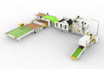 HJBR-1230*1850 Quilts Productielijn