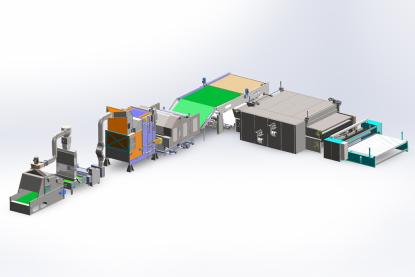 HJ-Polyester Wadding Productielijn