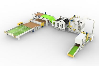 HJBR-1230*1850 Quilts Productielijn