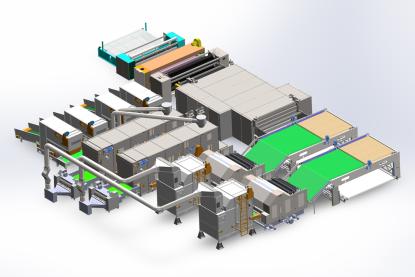 HJ-Imitation Silk Katoen Productielijn