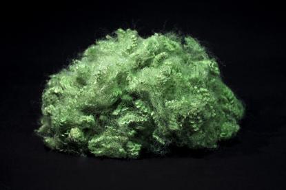 Green Hollow Polyester Stapelvezel